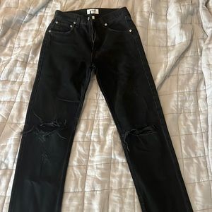 Worn once! Agolde straight leg size 25